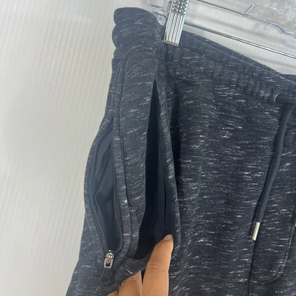 Alex Mill Jogger Sweatpants Men's Sz XL Black Tapered Slim Melange Cotton Jersey - Picture 4 of 13